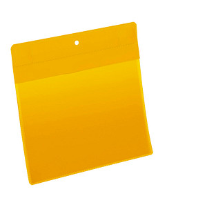 10 DURABLE Magnettaschen gelb 22,3 x 21,8 cm