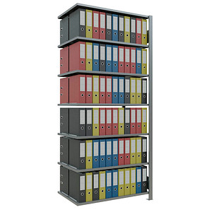 4004514220172 - Anbau-Schwerlastregal MULTIplus 150 17752 silber 1000 x 600 x 2300 cm 4004514220172 SCHULTE