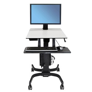0698833015966 - WorkFit-C 1fach Mobiler Sitz- Steh-PC-Arbeitsplatz 254 cm (10) - 762 cm (30) Schwarz Grau Höhenverstellbar Tastaturablage Neigbar Rotierbar 0698833015966 - WorkFit-C 1fach Mobiler Sitz- Steh-PC-Arbeitsplatz 254 cm (10) - 762 cm (30) Schwarz Grau Höhenverstellbar Tastaturablage Neigbar Rotierbar