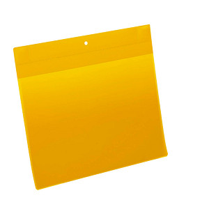 10 DURABLE Magnettaschen gelb 31,1 x 28,0 cm