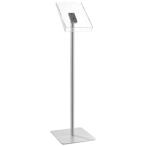 4068243001112 - Infoständer Acryl silber DIN A4