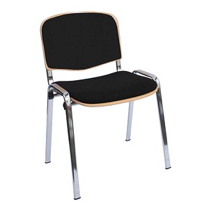 4061815508965 - Stapelstuhl 225480 schwarz Stoff 1 St