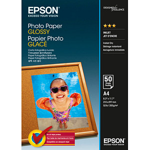 EPSON Fotopapier S042539 DIN A4 glänzend 200 g/qm 50 Blatt