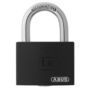 ABUS Vorhängeschloss myLock T65AL/40 schwarz