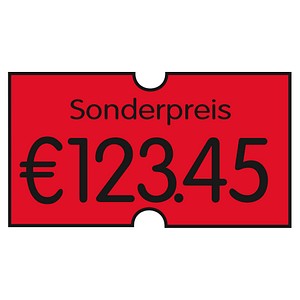5706230127375 - Preisetiketten 70-36M-S-035 216x12mm leuchtrot permanent 16800 Etiketten 5706230127375 14 Rolle