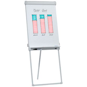 FRANKEN Flipchart PRO Standard FC43 - Stahl - Grau
