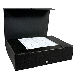 ELBA Heftbox 8,5 cm schwarz marmoriert