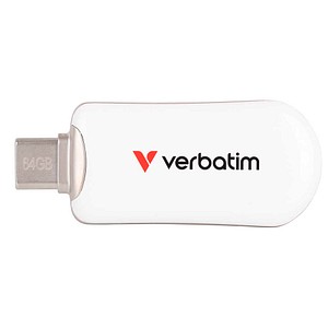 0023942302285 - 30228 USB-Sticks Plectra White      64GB USB-C Flash Drive          30228 30228 0023942302285
