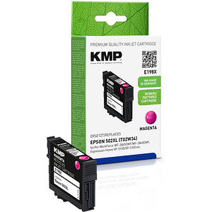 KMP E198X  magenta Druckerpatrone kompatibel zu EPSON 502XL (T02W34)