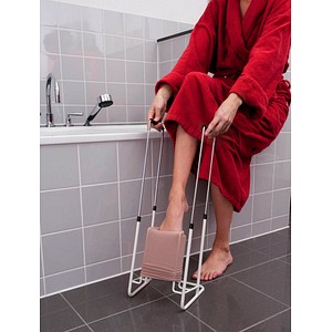 4048792024732 - Strumpfanziehhilfe schwarz weiß silber