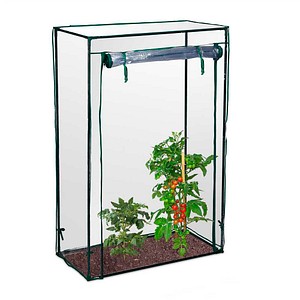relaxdays Tomatengewächshaus Kunststoff transparent 100,0 x 150,0 cm, 1 St.
