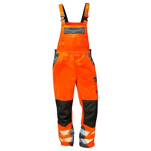elysee® unisex Warnschutzhose METZ orange Größe 52