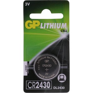 GP Knopfzelle CR2430 3,0 V