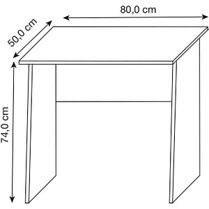 4051814342189 - Schreibtisch Masola Mini 911201 65-130cm (H) 80x50cm (BxT) rechteckig sonoma-eiche weiß 4051814342189 VCM 4051814342189 - Schreibtisch Masola Mini 911201 65-130cm (H) 80x50cm (BxT) rechteckig sonoma-eiche weiß 4051814342189 VCM