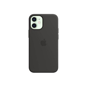Silikon Case Handy-Cover für Apple iPhone 12 mini schwarz