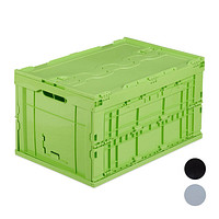 relaxdays Klappbox 60,0 l grün 58,5 x 39,5 x 32,5 cm >> büroshop24