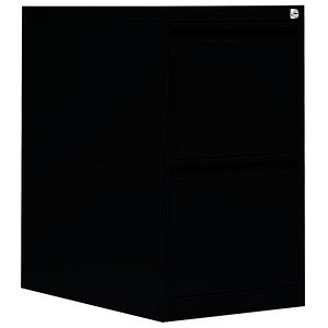 4061815525559 - Hängeregistraturschrank tiefschwarz 2 Schubladen 400 x 620 x 705 cm  4061815525559 LÜLLMANN