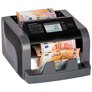 RATIOTEC RAPS575 - Geldzählmaschine, Banknoten, UV-IR-MG-MT-SD-Farbe
