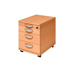 röhr Techno Rollcontainer buche 4 Auszüge