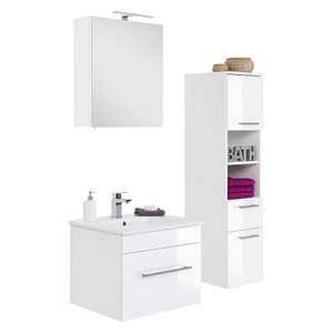 Badmöbel-Set VIVA weiß/weiß