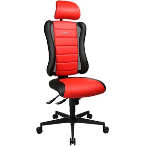 4014296629445 - Bürostuhl Sitness RS rot   schwarz bis 110kg 4014296629445 Topstar