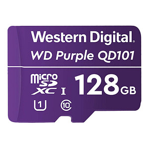Image of Western Digital Speicherkarte Purple SC QD101 microSDXC 128 GB