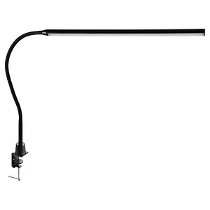Schreibtischlampe schwarz 10 W mit Tischklemme