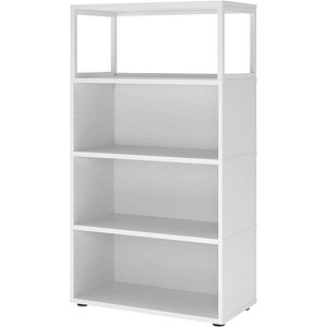 HAMMERBACHER Aktenregal FlexWall weiß 80,0 x 40,0 x 145,0 cm, 1 St.