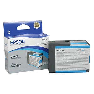 EPSON T5802 cyan Tintenpatrone EPSON T5802 cyan Tintenpatrone