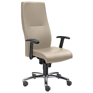 Marcello Chefsessel beige Leder