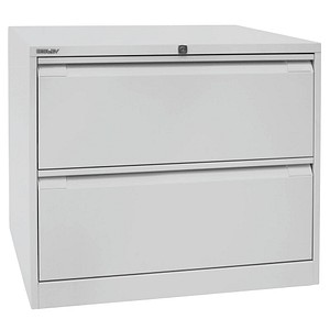 BISLEY Hängeregistraturschrank lichtgrau 2 Schubladen 80,0 x 62,2 x 71,1 cm