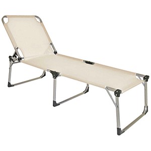 Garden Pleasure Sonnenliege ABACO braun Aluminium
