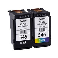 Canon PG-545 BK büroshop24 color + CL-546 2er-Set >> Druckköpfe, schwarz