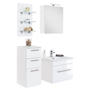 Badmöbel-Set VIVA weiß/weiß