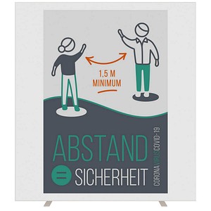 easyScreen Stellwand Abstand-Sicherheit 160,0 x 174,0 cm