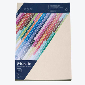 7612996919124 - Briefumschläge Mosaic DIN C5 ohne Fenster elfenbein nassklebend 7612996919124 20 Stück 7612996919124 - Briefumschläge Mosaic DIN C5 ohne Fenster elfenbein nassklebend 7612996919124 20 Stück