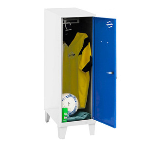 8425437121708 - Spind SIMONLOCKER DISM weiß blau 8425437121708 1 Schließfach 400 x 500 x 1015 cm 8425437121708 Simonrack