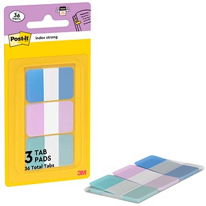 Post-it® Index Strong Haftmarker farbsortiert 36 Streifen