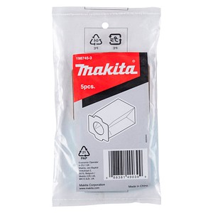 0088381490399 - 5 makita 198745-3 Staubsaugerbeutel 0088381490399 5 Stück