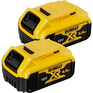 DeWALT Werkzeugakkus DCB184P2-XJ Lithium-Ionen 2x 5,0 Ah
