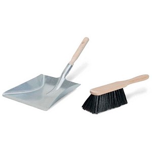 WIHEDÜ Kehrgarnitur silber Metall 28,0 cm breit, 5 St.