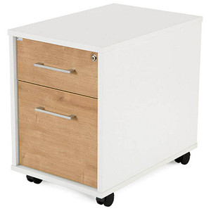 8427951400482 - Mobiler Rollcontainer weißeiche 2 Auszüge 400 x 600 x 580 cm 8427951400482 rocada