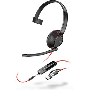 poly Blackwire 5210 Headset schwarz