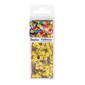 4006166602672 - Streu-Pailletten gelbgold gewölbt Ø 60 mm 4000 St 4006166602672 - Streu-Pailletten gelbgold gewölbt Ø 60 mm 4000 St