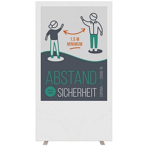 easyScreen Stellwand Abstand-Sicherheit 94,0 x 174,0 cm
