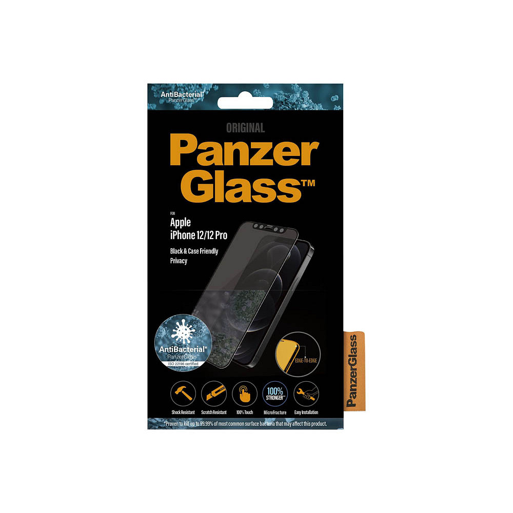 PanzerGlass™ Display-Blickschutzglas für Apple iPhone 12 iPhone 12 Pro