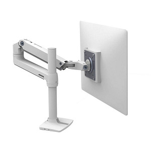 0698833064421 - ERGOTRON LX Desk Mount Monitor Arm Tall Pole - Montage sur Bureau pour Moniteur - Aluminium Acier - Blanc - Taille décran  jusquà 32