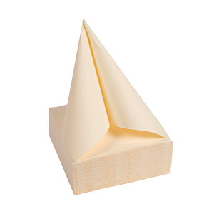 3281516220022 - Servietten creme 2-lagig 200 x 200 cm 3281516220022 50 Stück