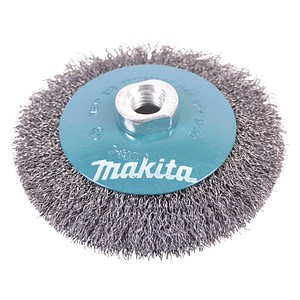 makita Drahtbürste für Winkelschleifer Kegelbürste D-39849, 1 St.