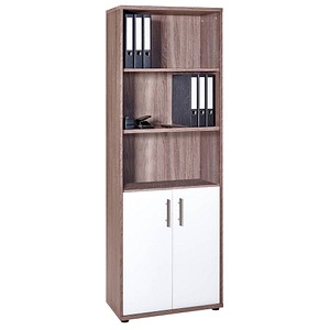 4260637314246 - Regalschrank Amatis 701685 trüffeleiche weiß-glanz 3 Fachböden 650 x 340 x 1820 cm
